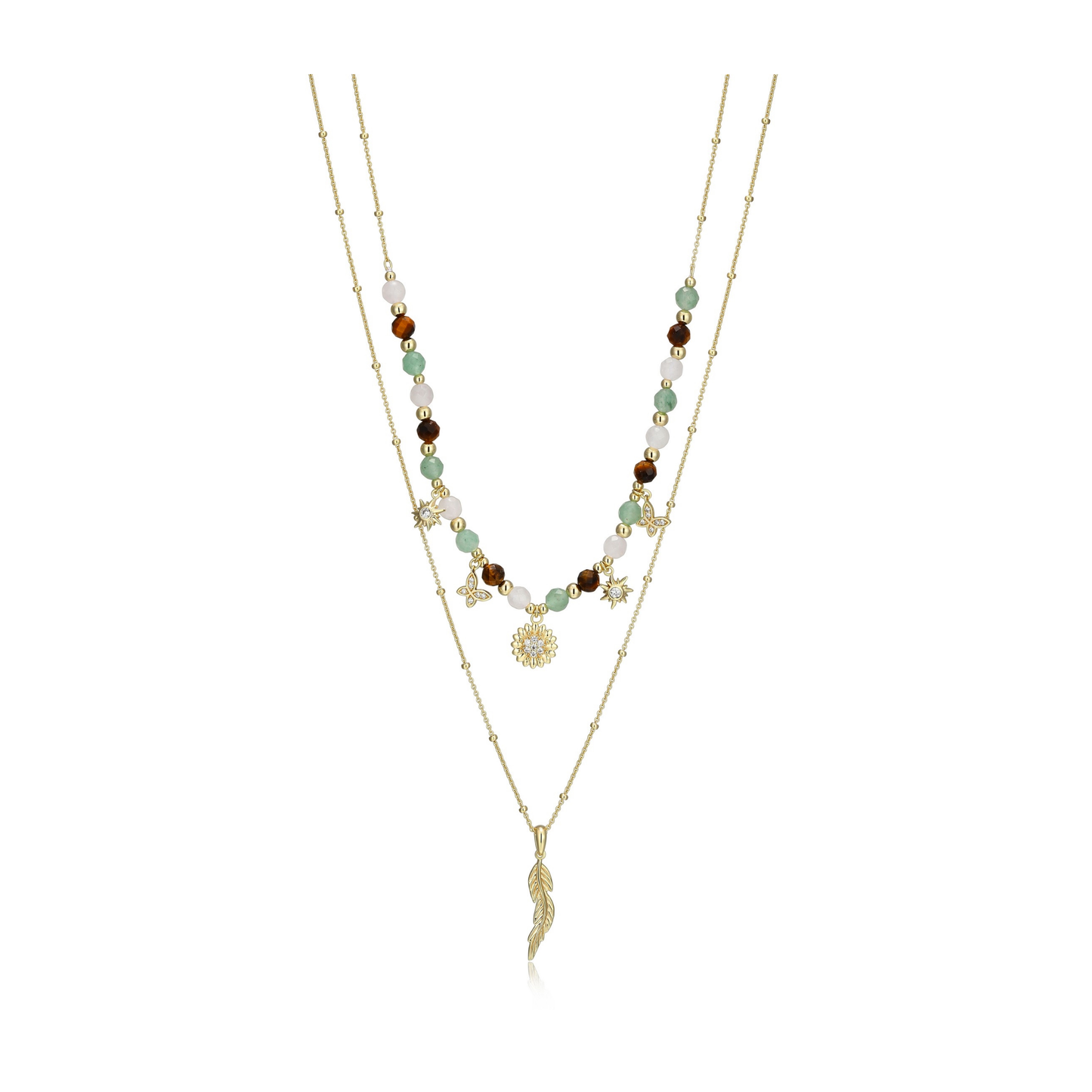 Collier Reign Plume
