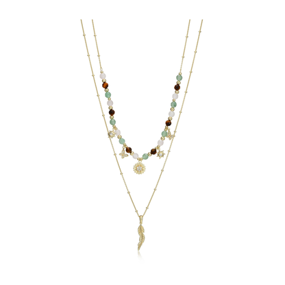 Collier Reign Plume