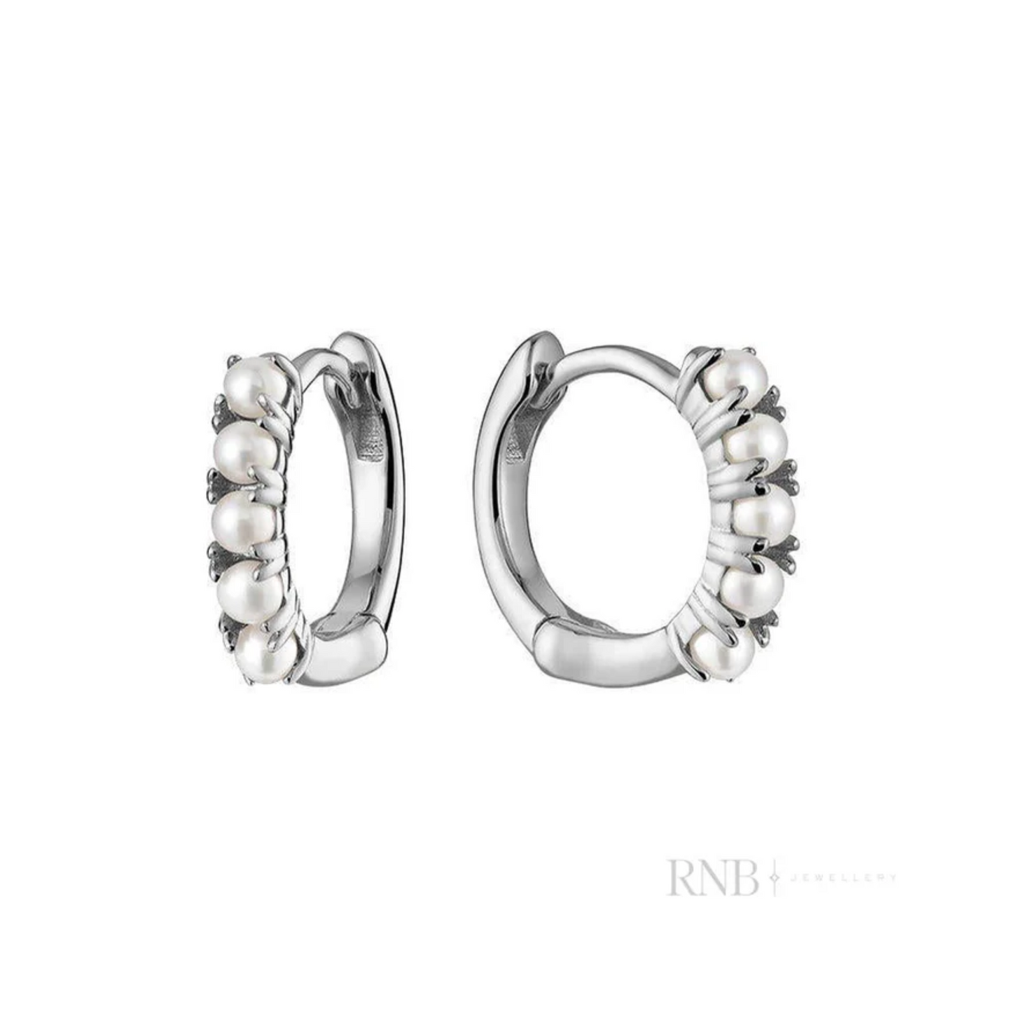Boucles Huggies Perles
