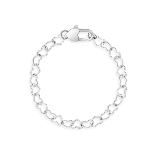 Bracelet Argent Coeurs Enfant