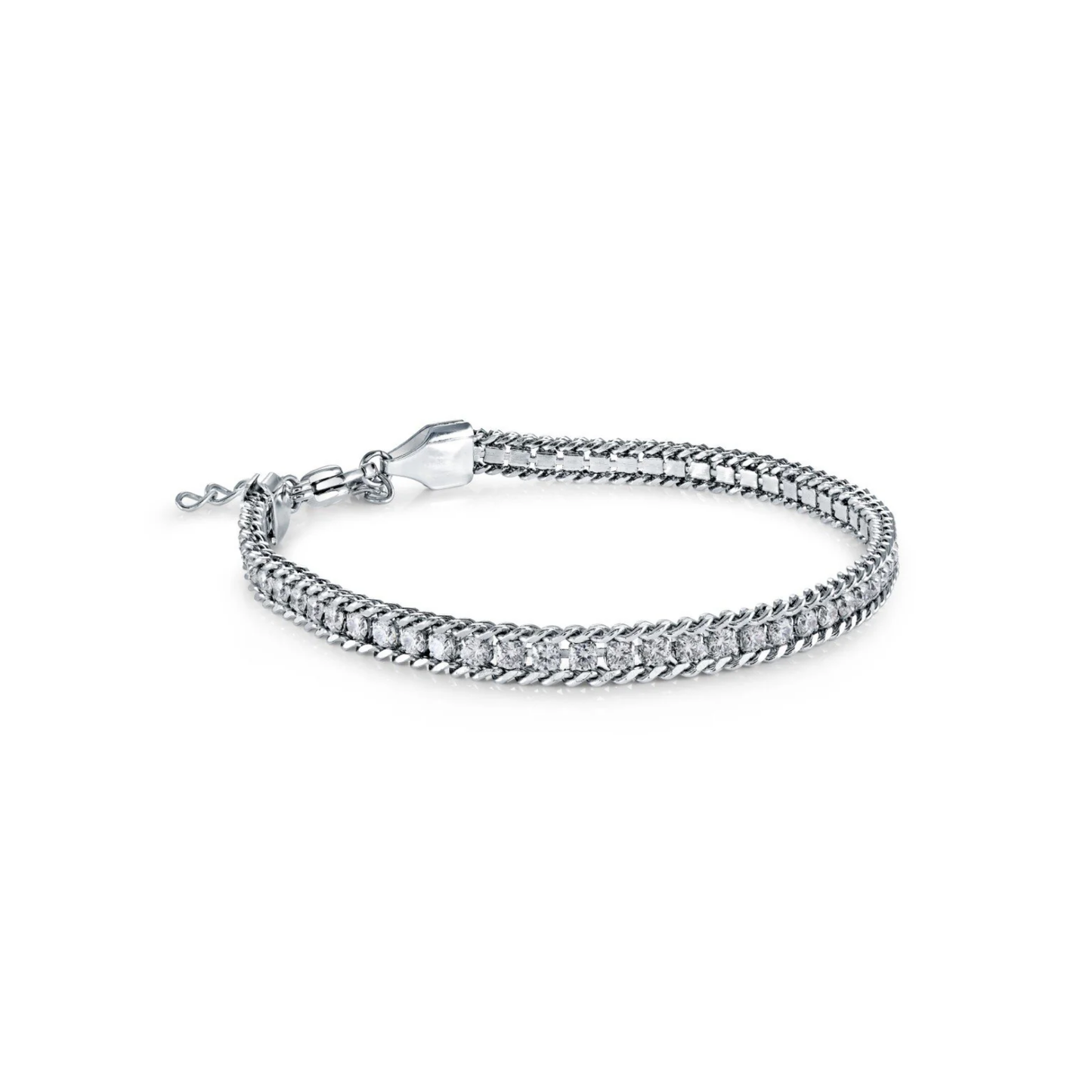 Bracelet Tennis Acier Inoxydable
