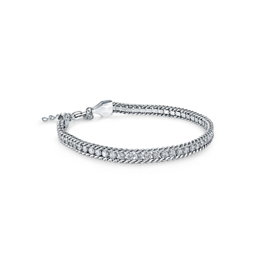 Bracelet Tennis Acier Inoxydable