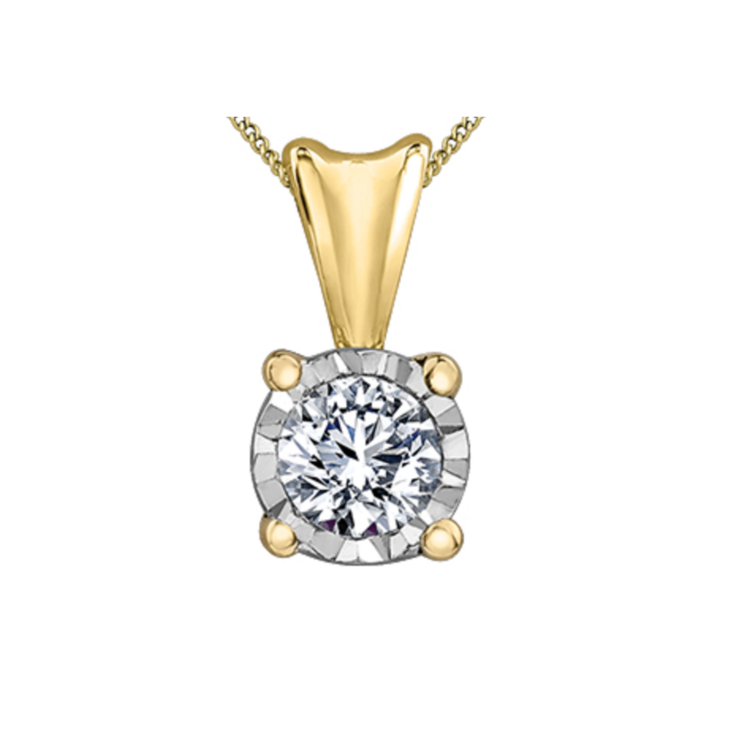 Collier Diamant Solitaire