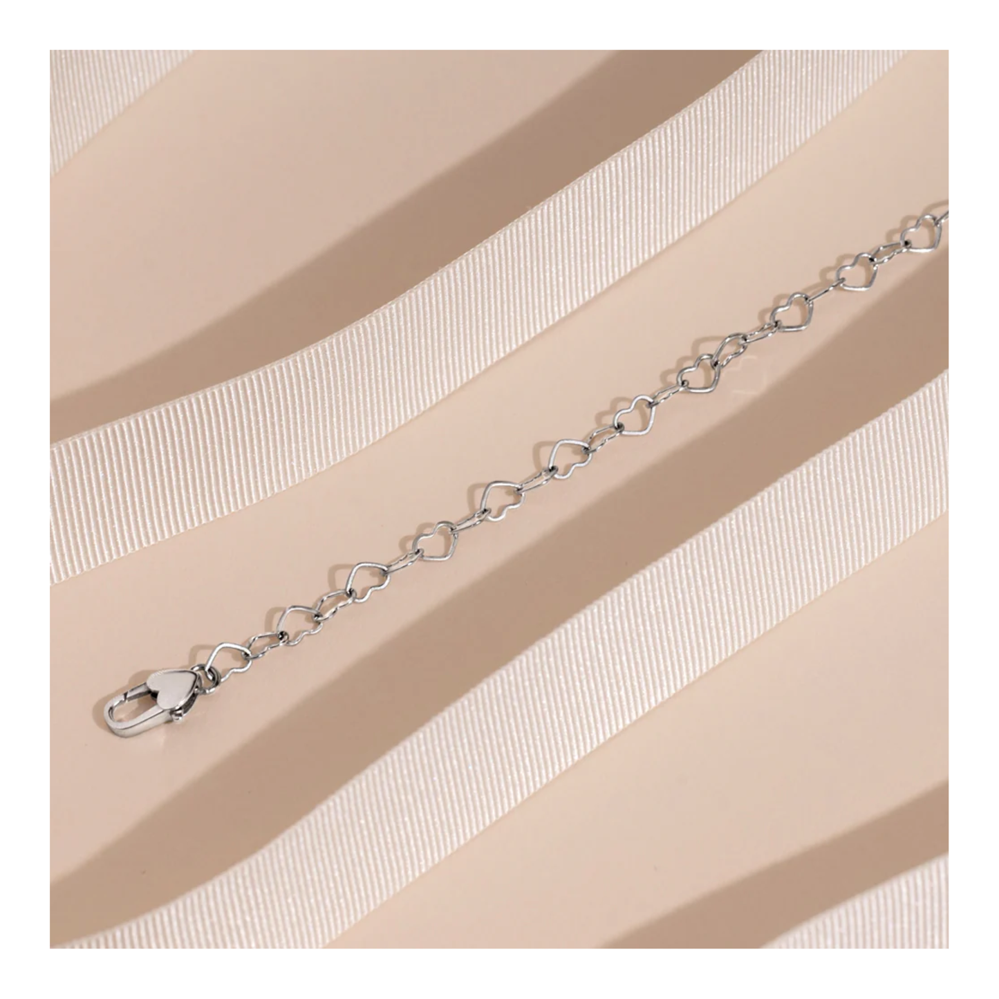 Bracelet Argent Coeurs Enfant