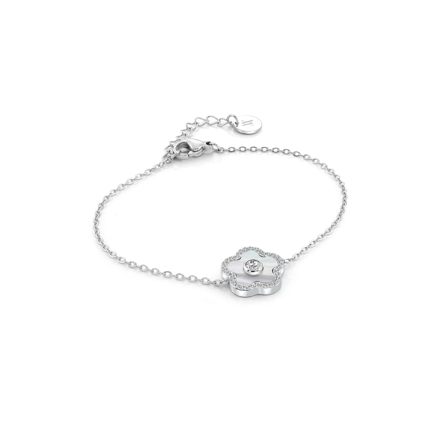 Bracelet Acier Inoxydable Fleur