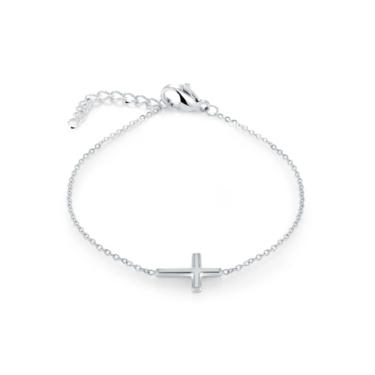 Bracelet Croix Acier Veloria Mini