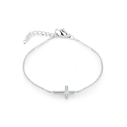 Bracelet Croix Acier Veloria Mini