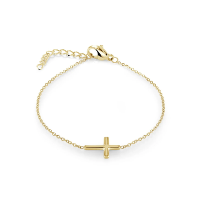 Bracelet Croix Acier Veloria Mini