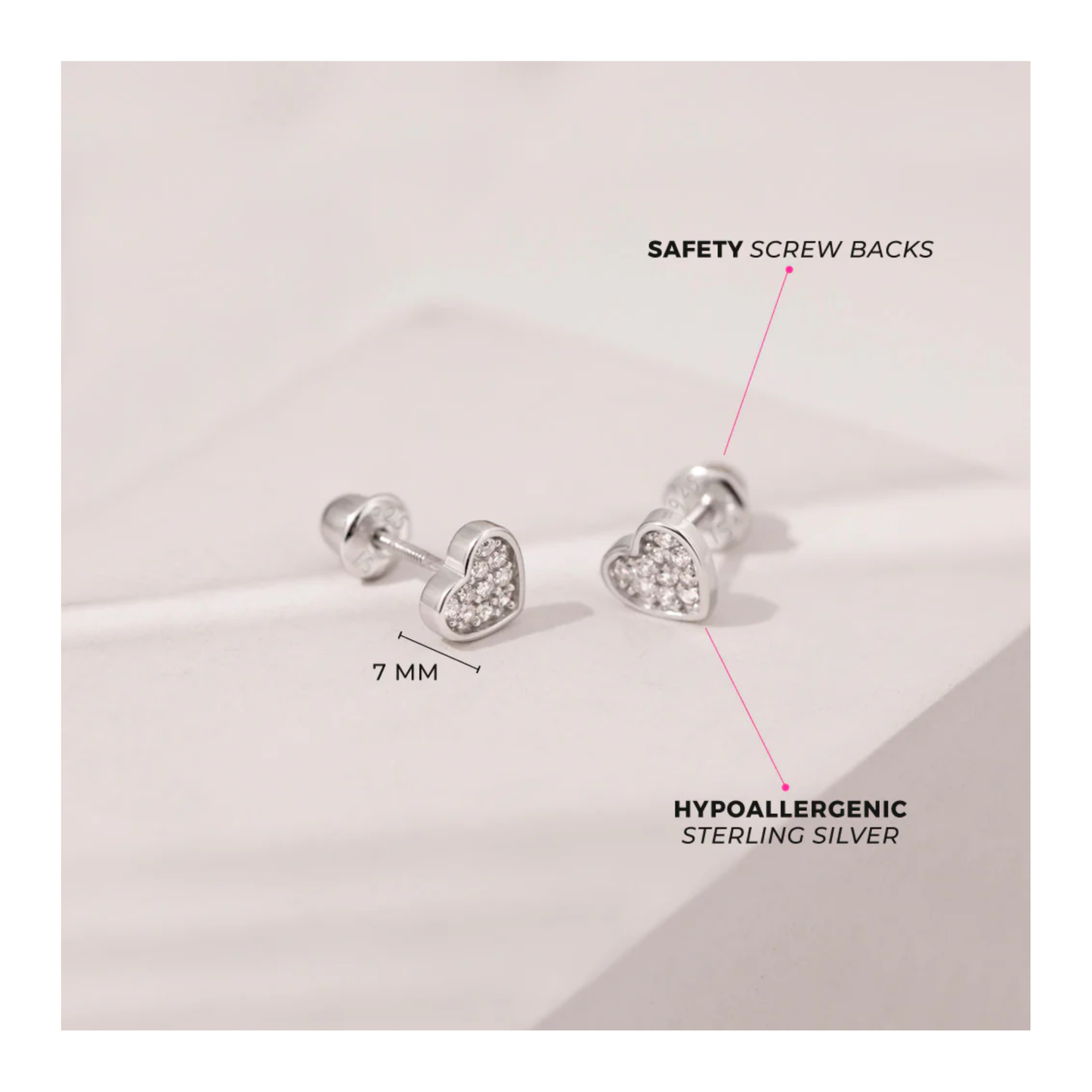 Boucles Coeurs Enfant