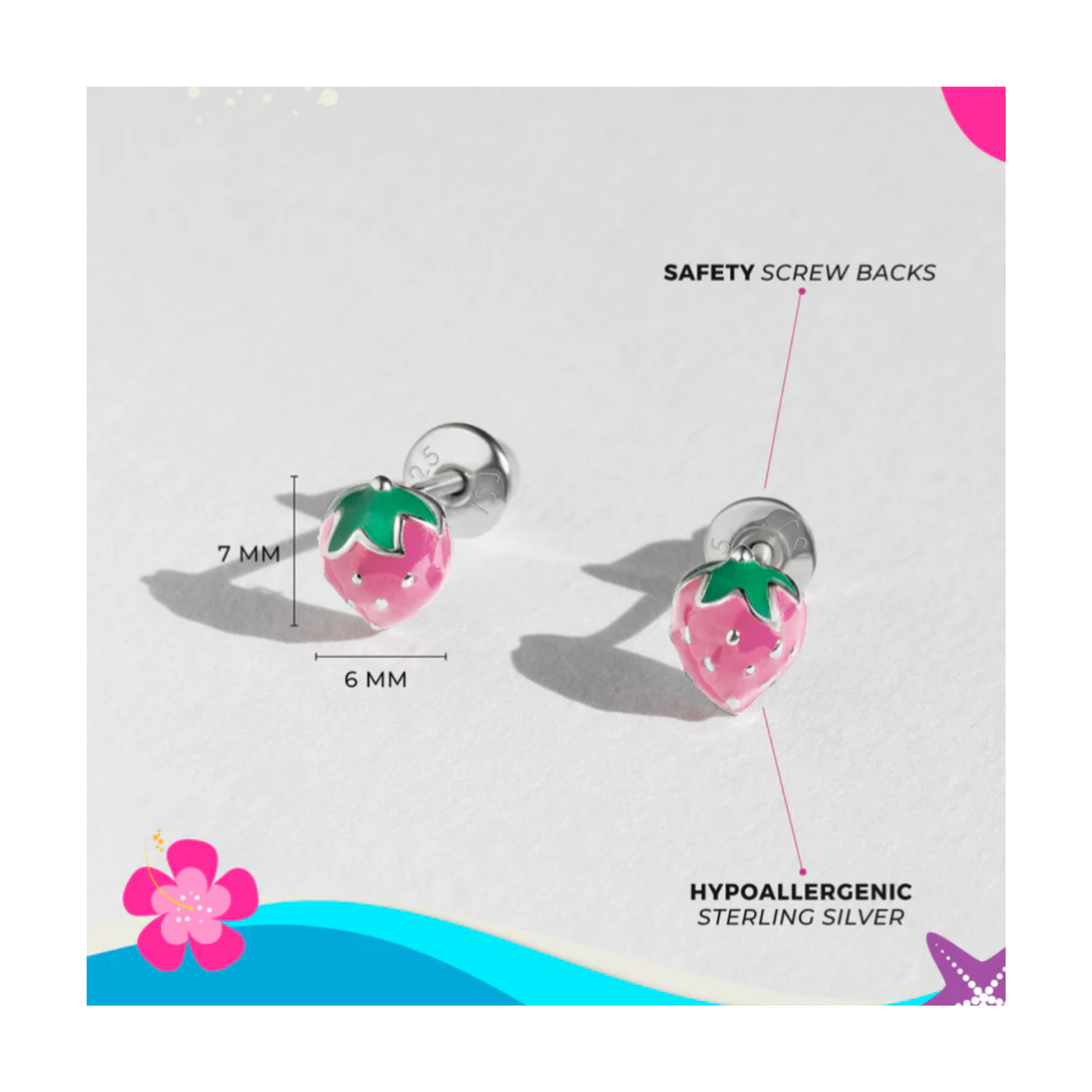 Boucles Fraises Enfants