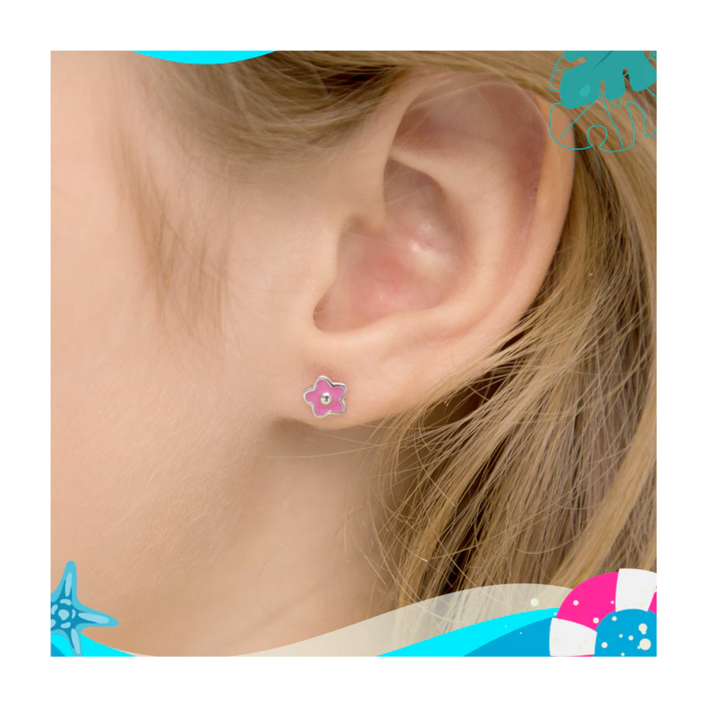 Boucles Fleurs Enfants