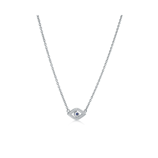 Collier 'Evil Eye' Acier Inoxydable