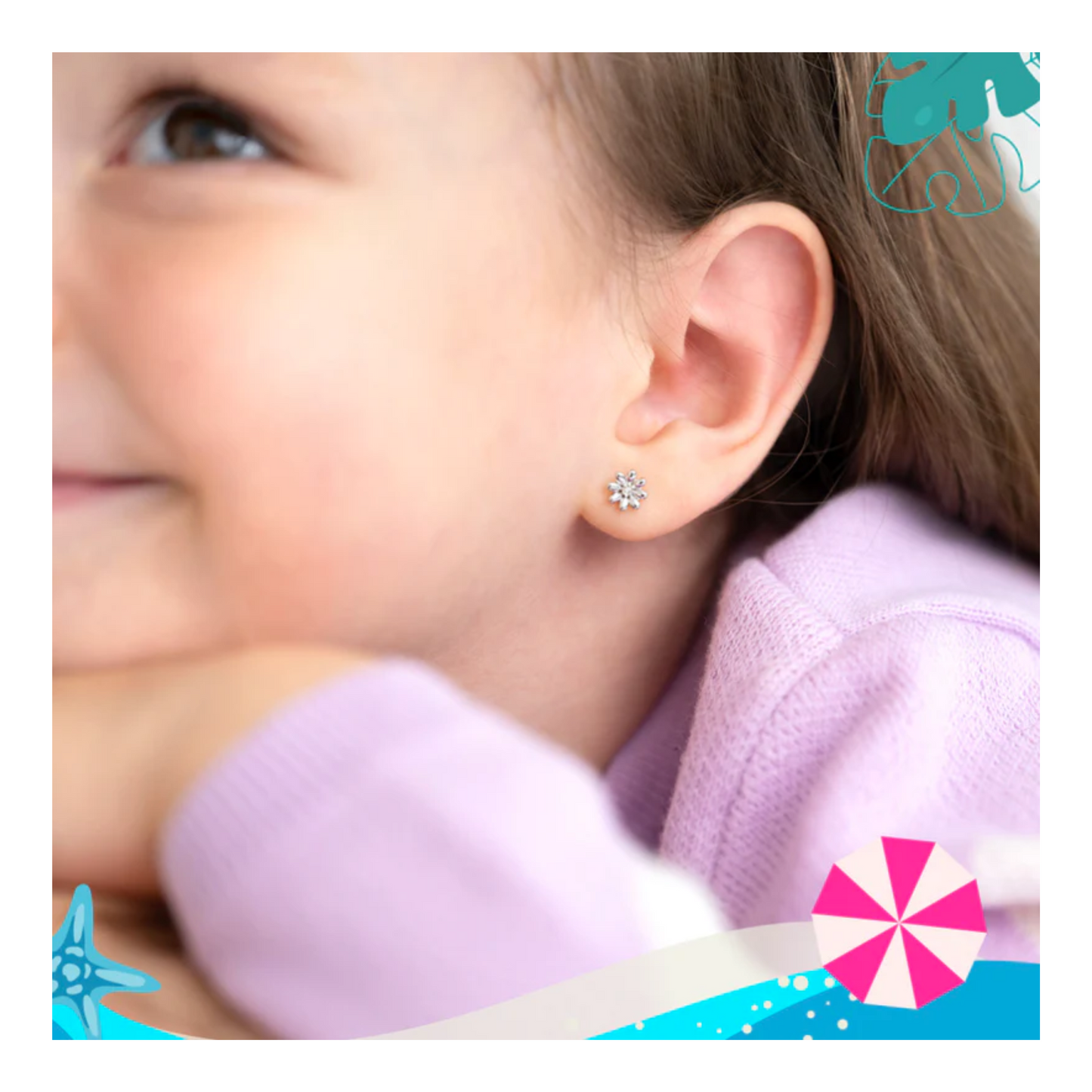 Boucles Fleurs Enfants