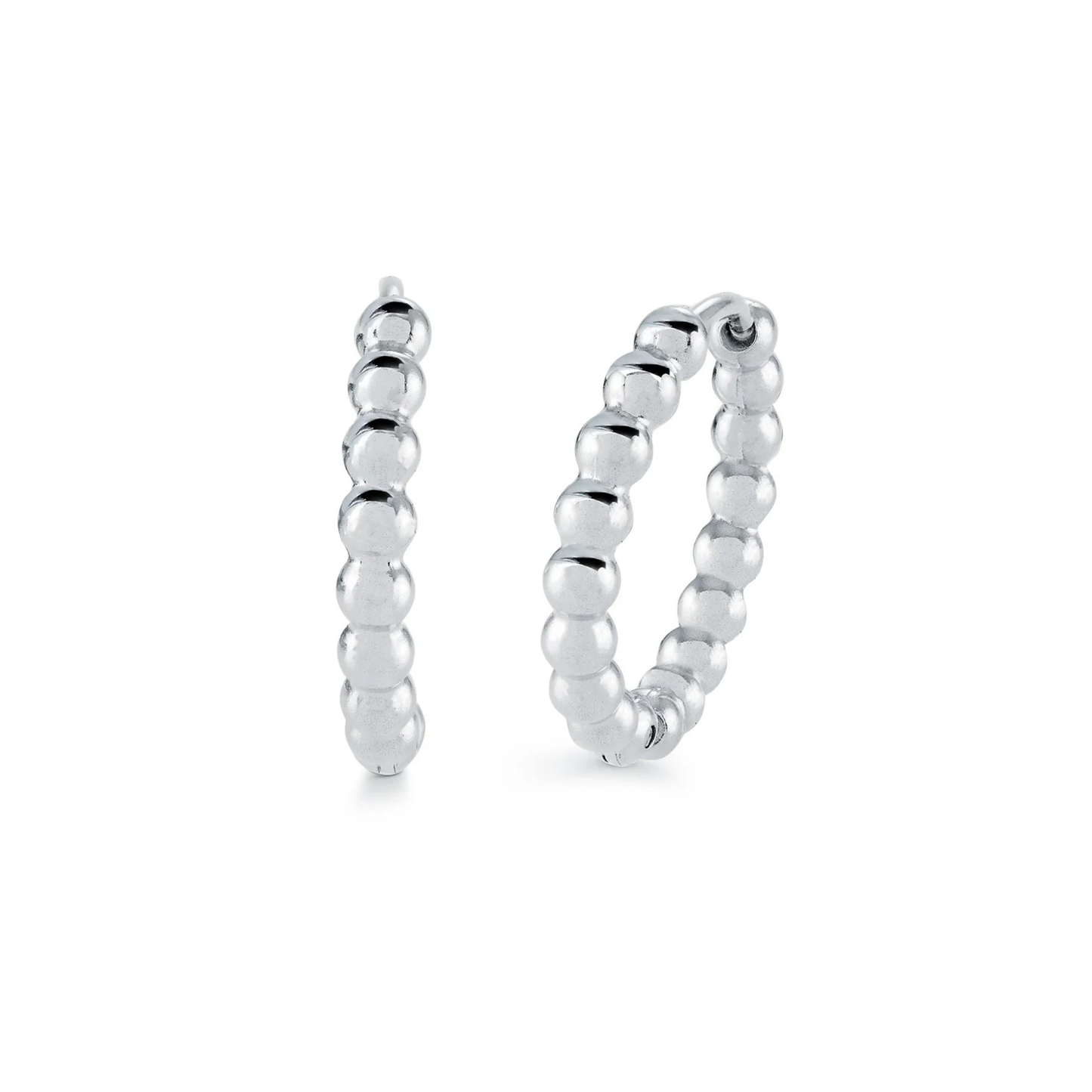 Boucle Huggies Boules Acier Inoxydable 16mm