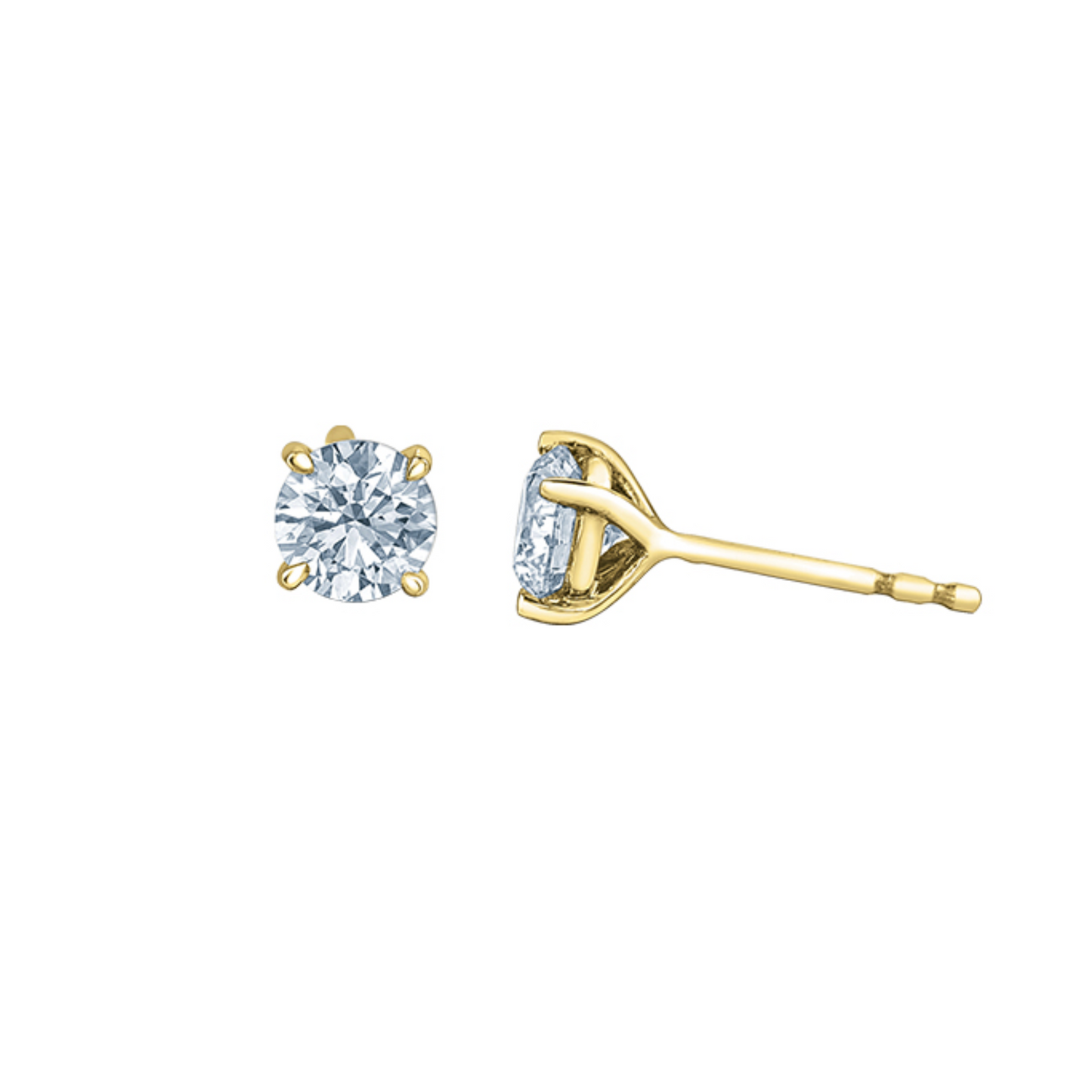 Boucles Diamants Laboratoire Solitaire 1 carat