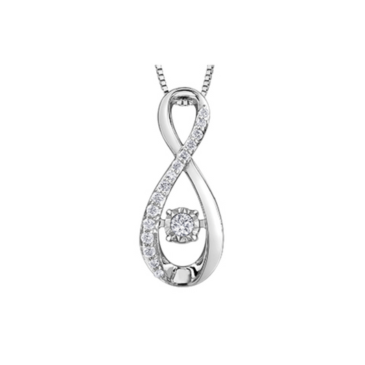 Pendentif Infini Diamant Pulse