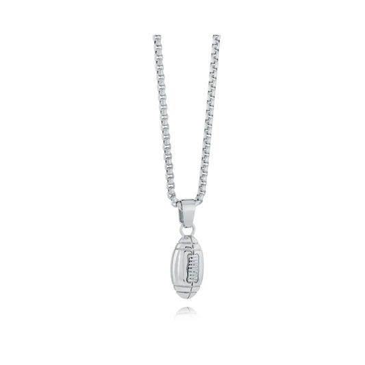 Collier Football Acier Inoxydable