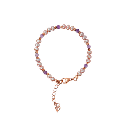 Bracelet Bronzallure Améthyste