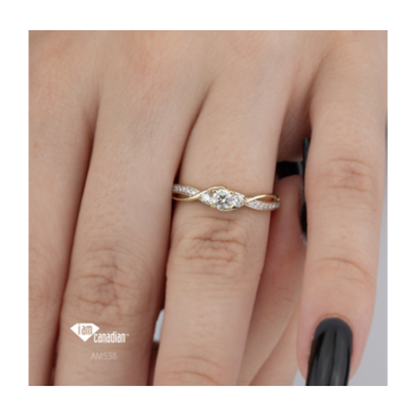 Bague Diamant Canadien