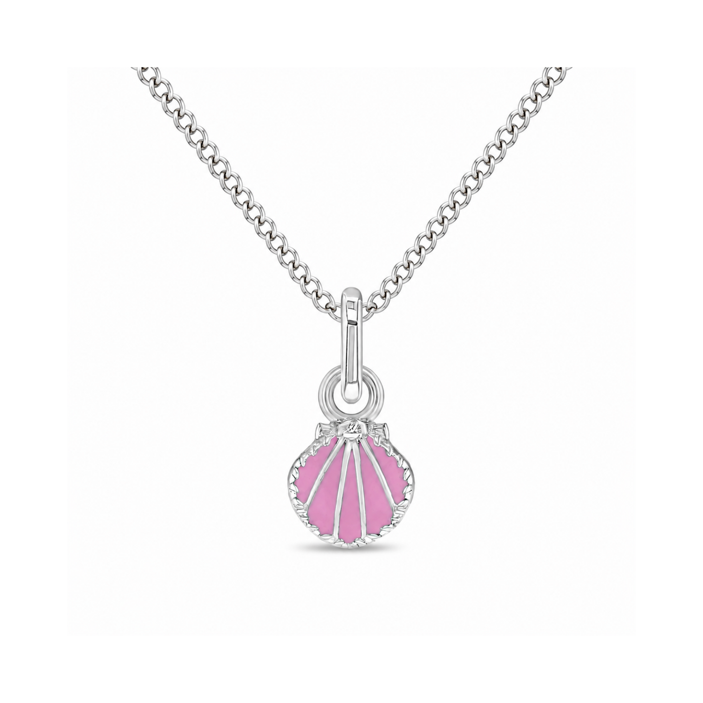 Collier Coquillage Rose