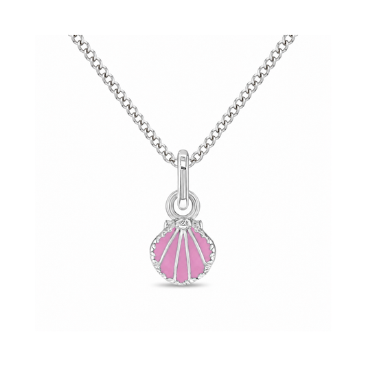 Collier Coquillage Rose