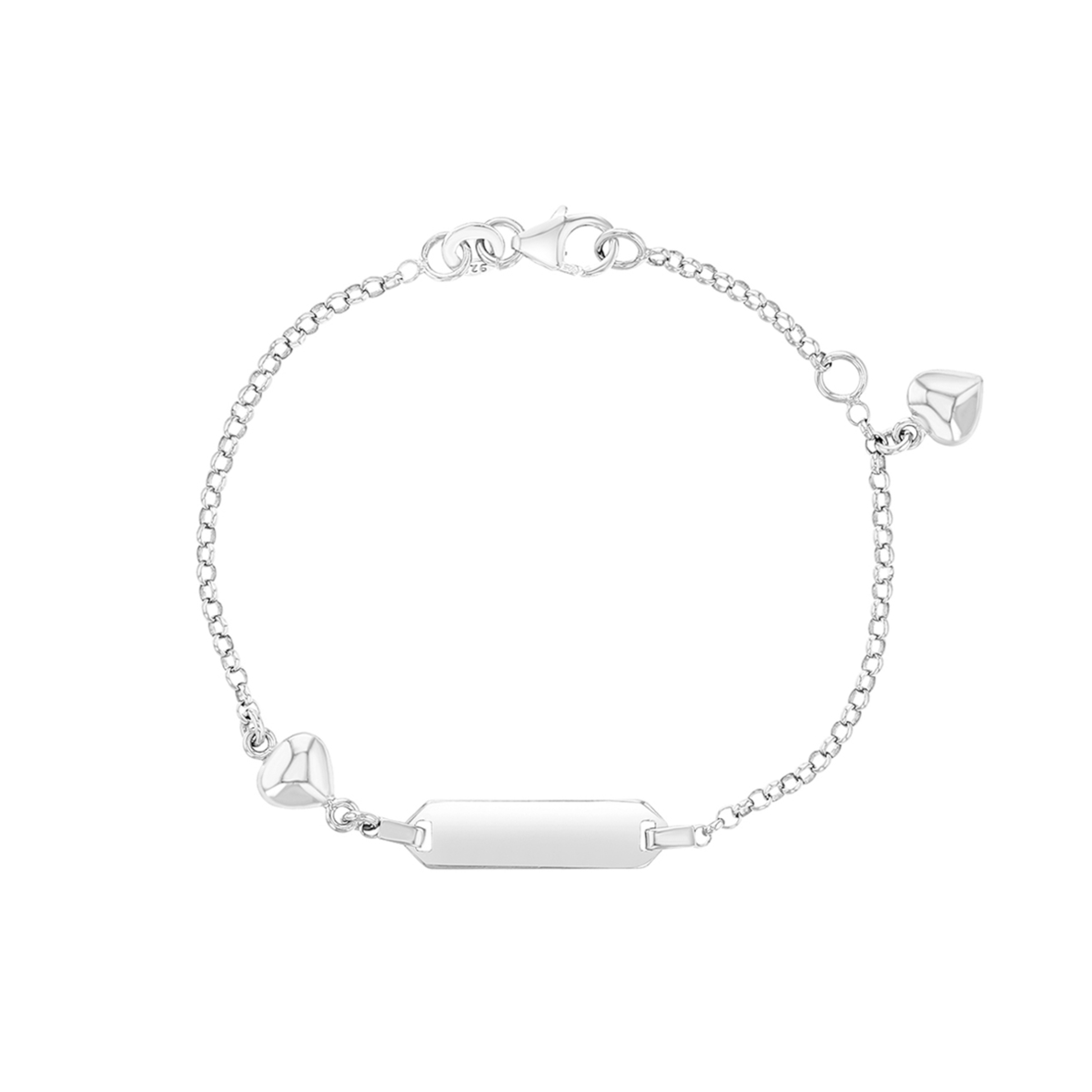 Bracelet Identité Coeurs Enfants