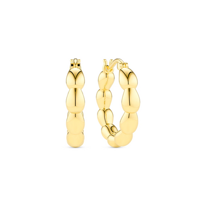 Boucles Anneaux Goccia Cerchi Pianura Medio