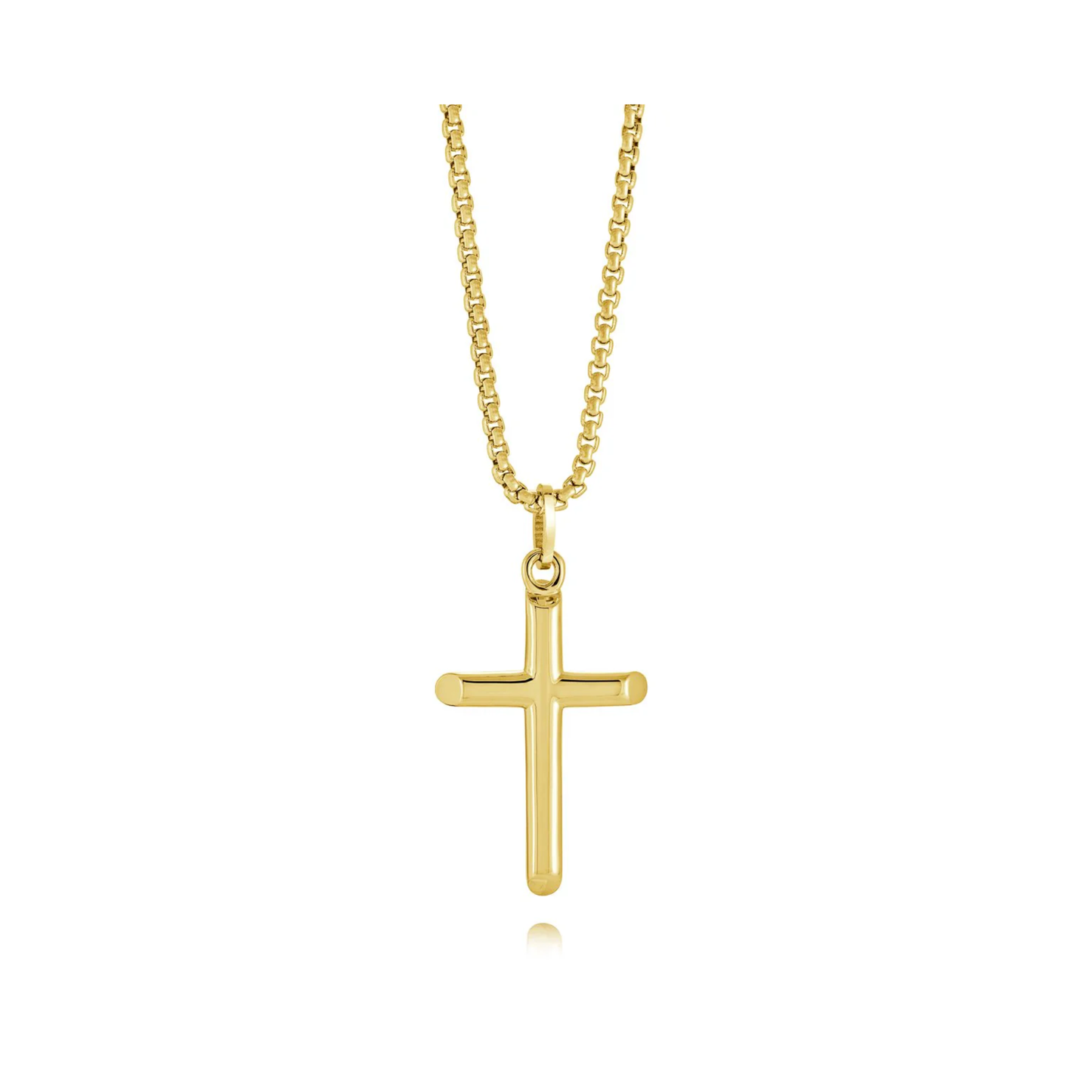 Collier Croix Acier