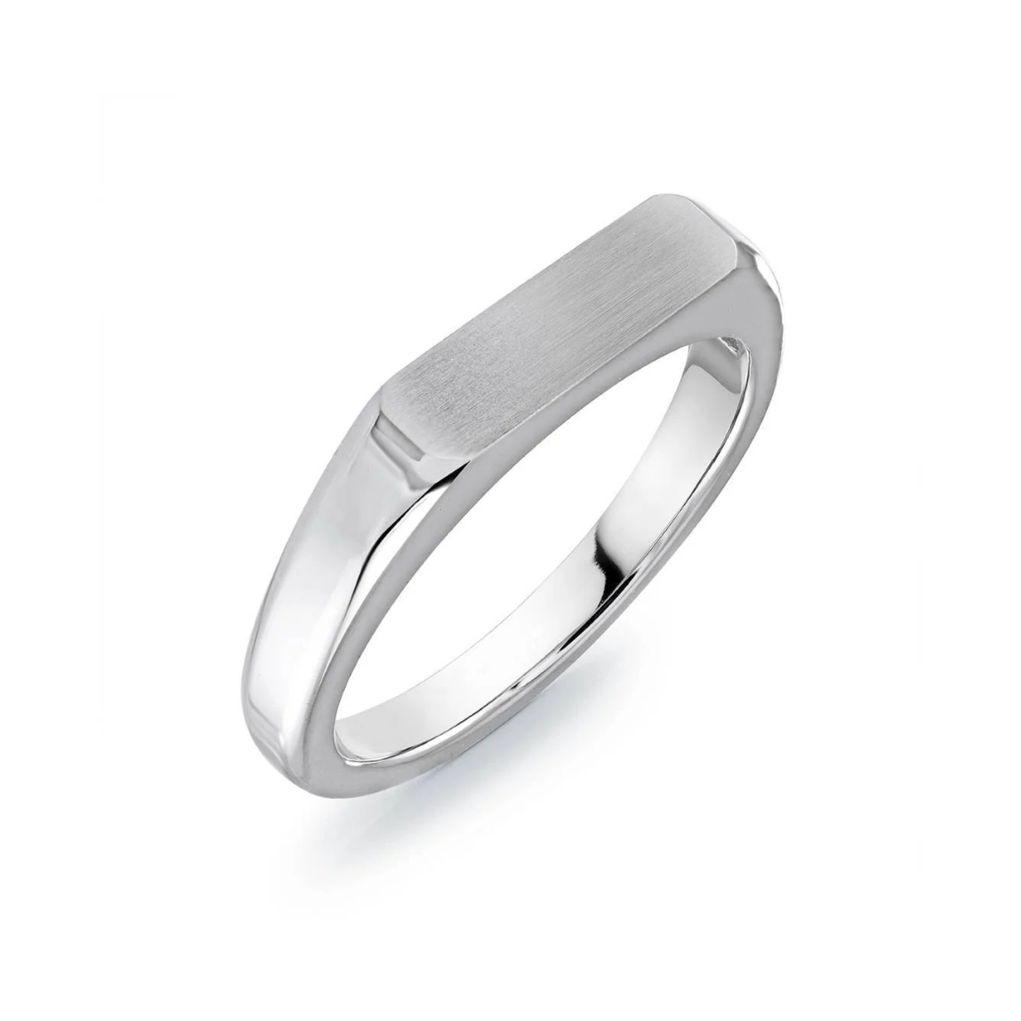 Bague Signet Acier Inoxydable