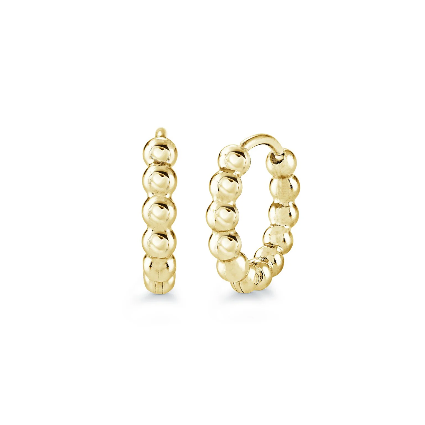 Boucle Mini Huggies Boules Acier Inoxydable 11mm