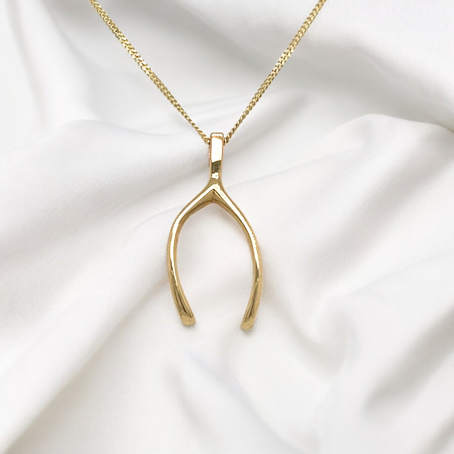 Pendentif Wishbone en Or