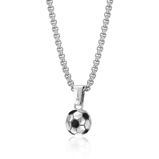 Collier Soccer Acier Inoxydable