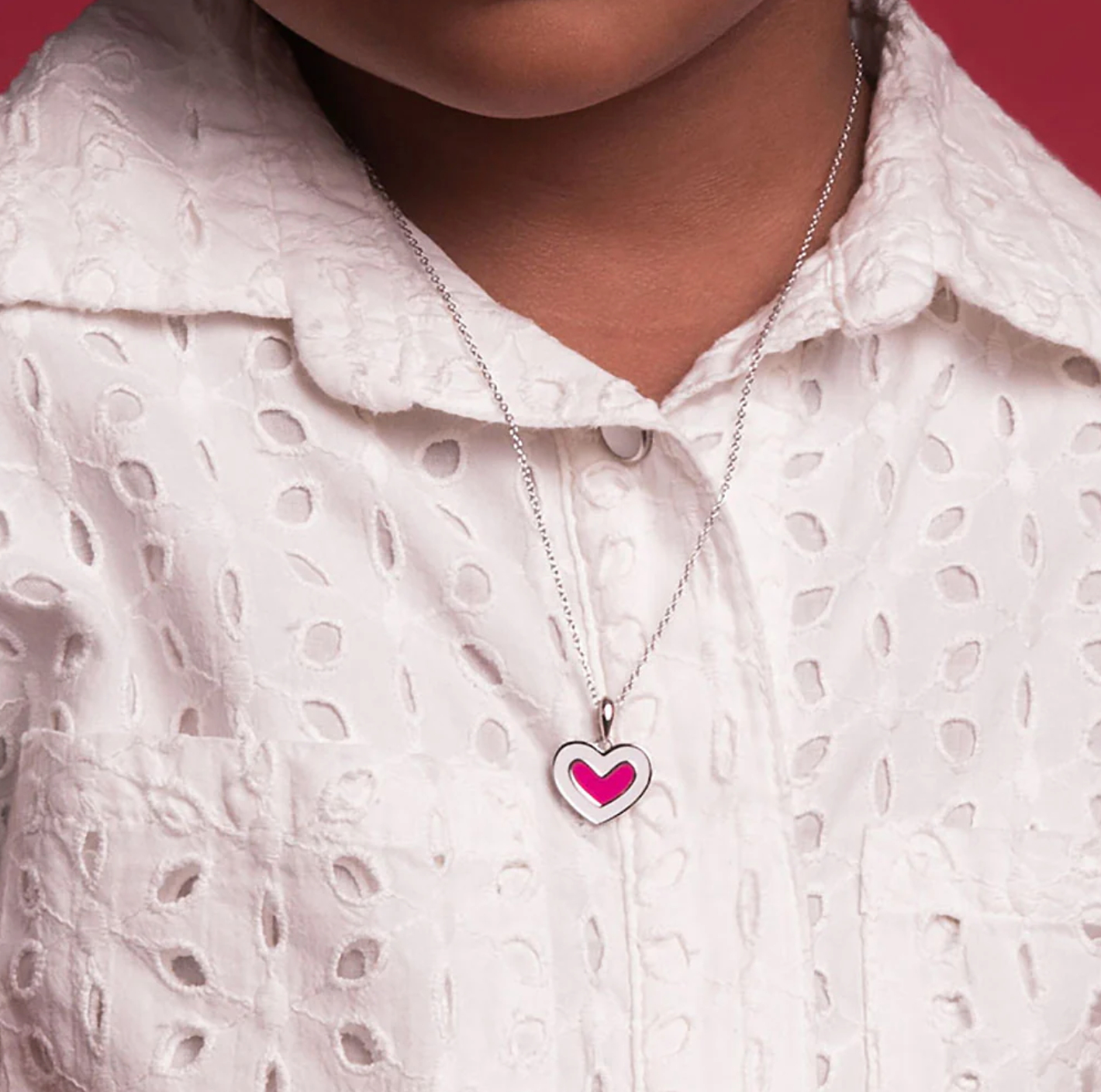 Collier Coeur Enfant