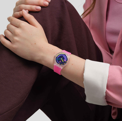 Montre Swatch Neon Pink Podium