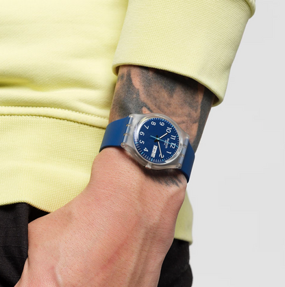 Montre Swatch Rinse Repeat Navy