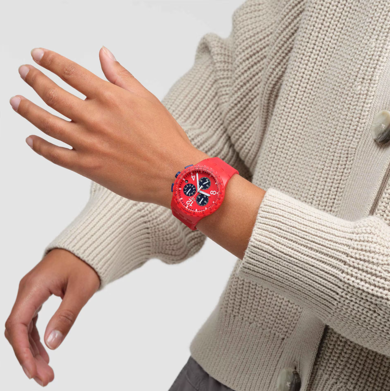 Montre Swatch Primarily Red