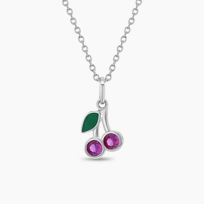 Collier Cerises Enfant