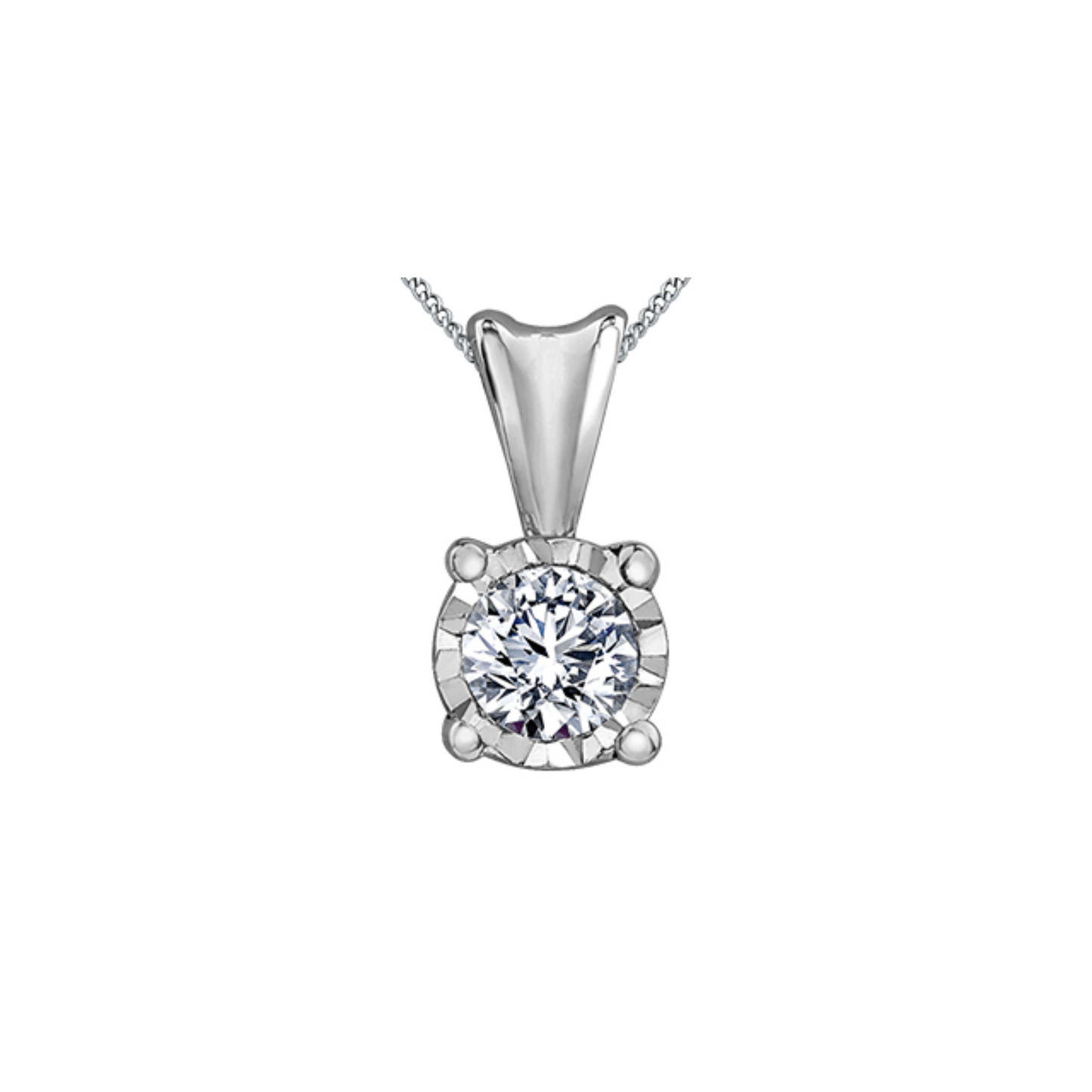 Collier Diamant Solitaire