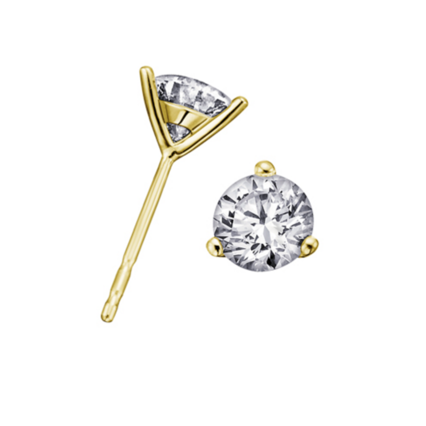 Boucles Solitaire Diamants