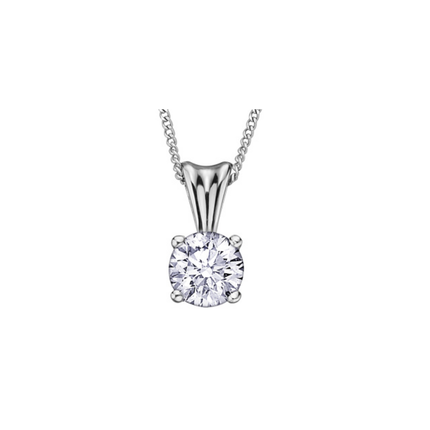 Collier Diamant Solitaire