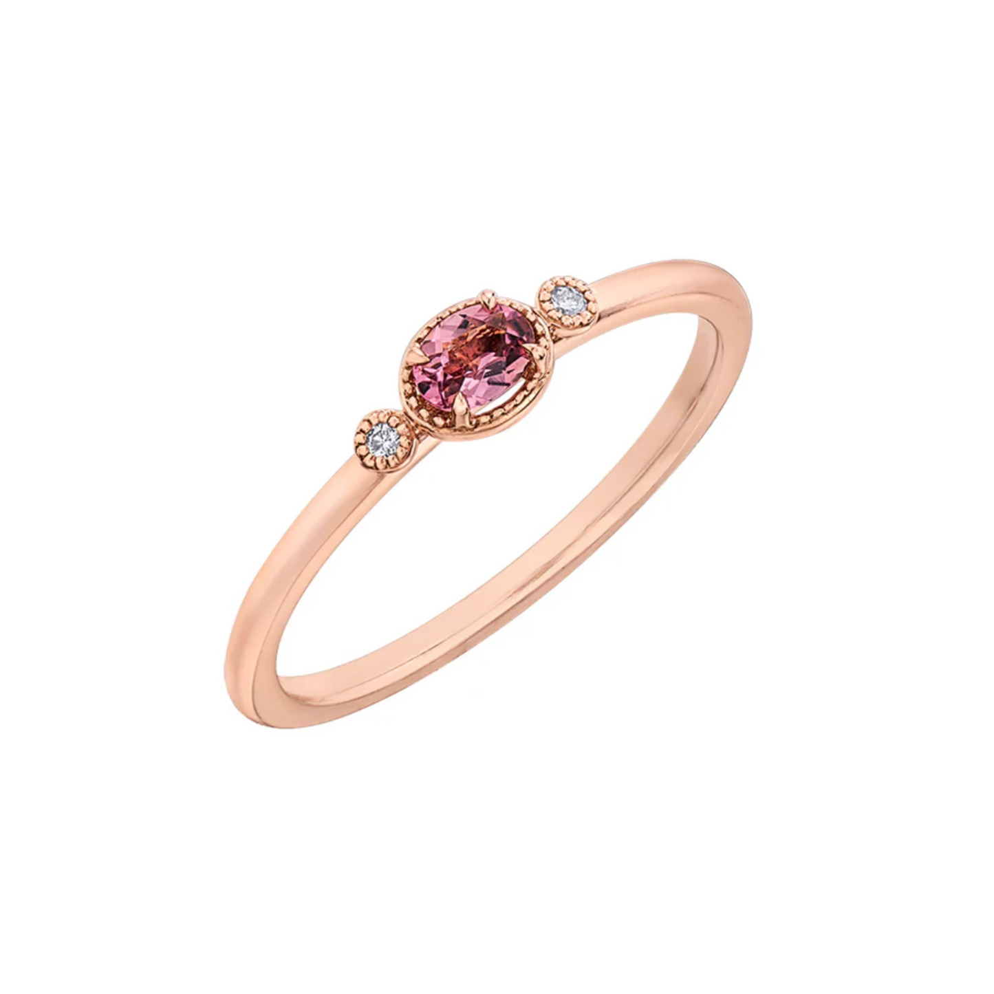 Bague Tourmaline Rose