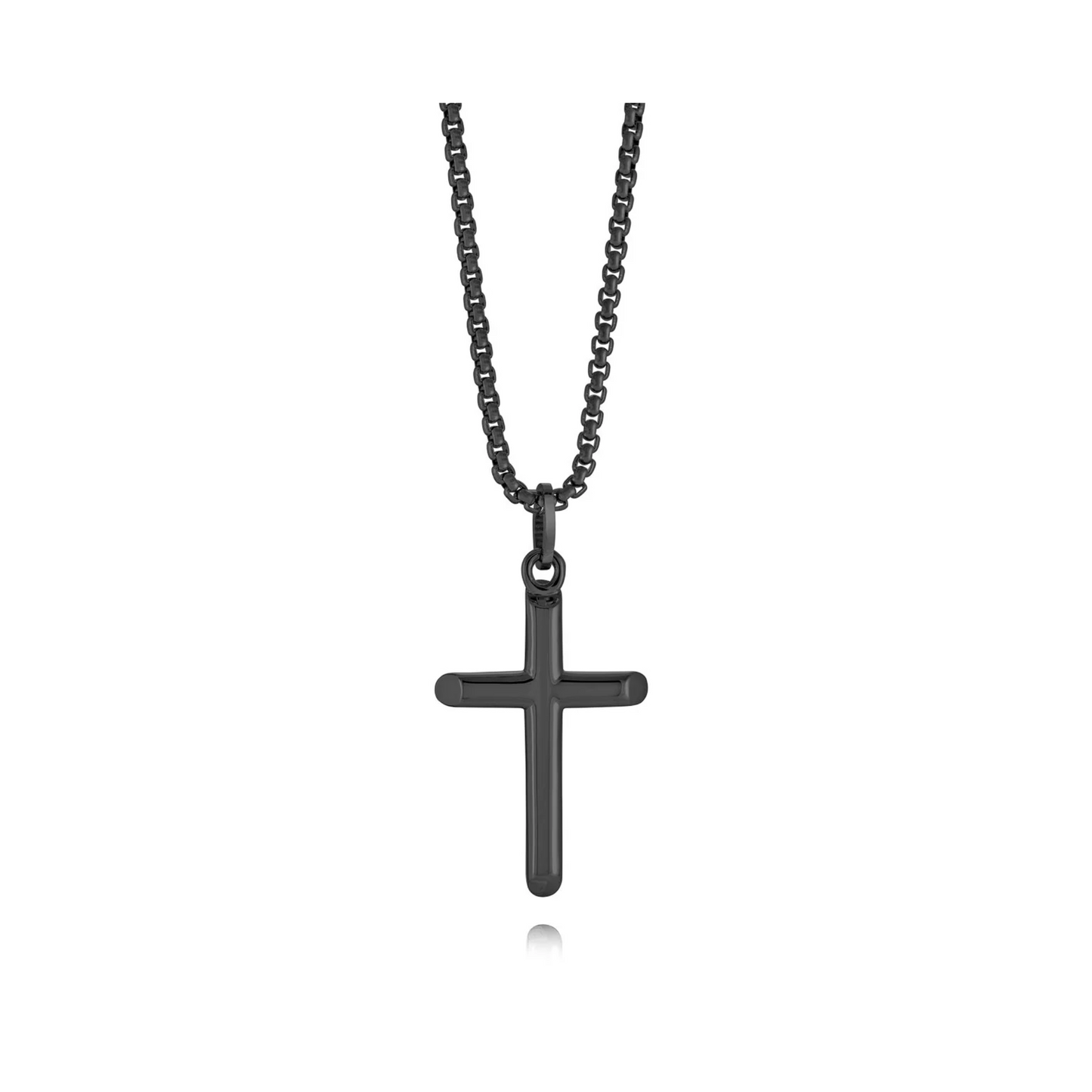 Collier Croix Acier