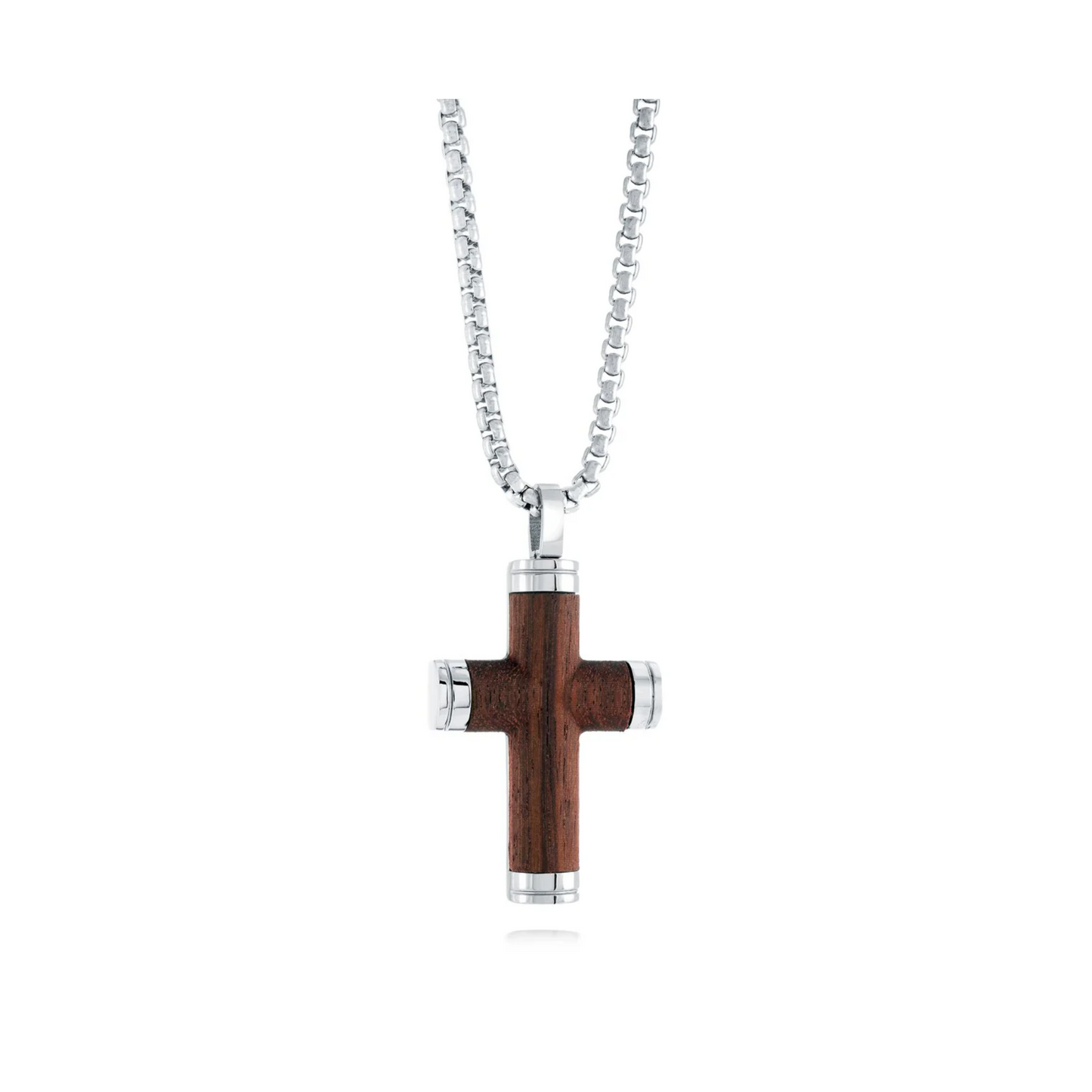 Collier Croix Acier