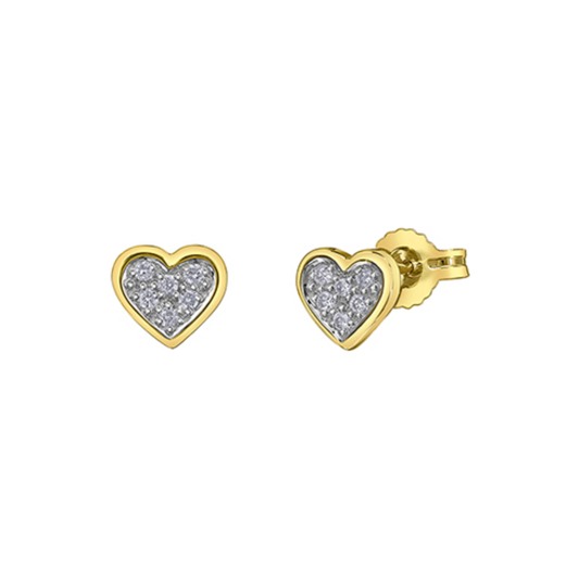 Boucles Coeur Diamants